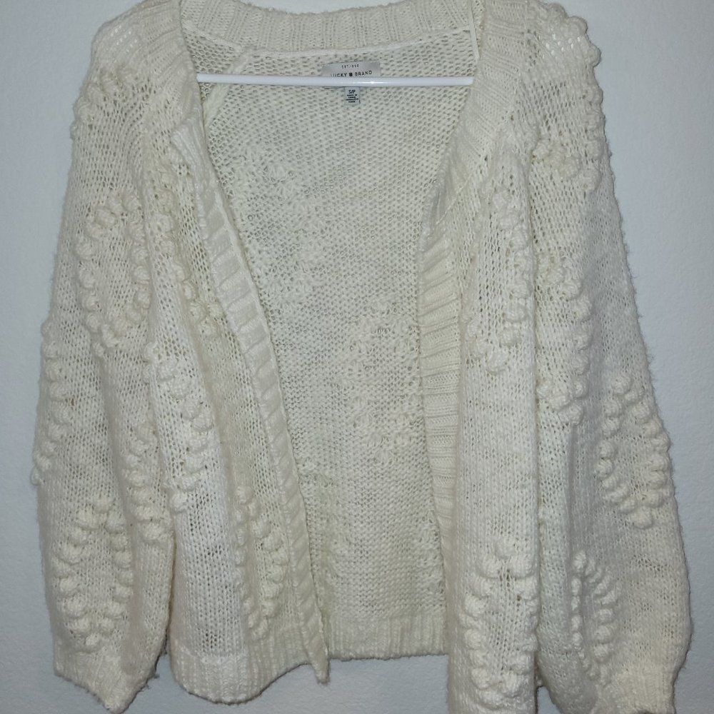 Cream Wool Cardigan
